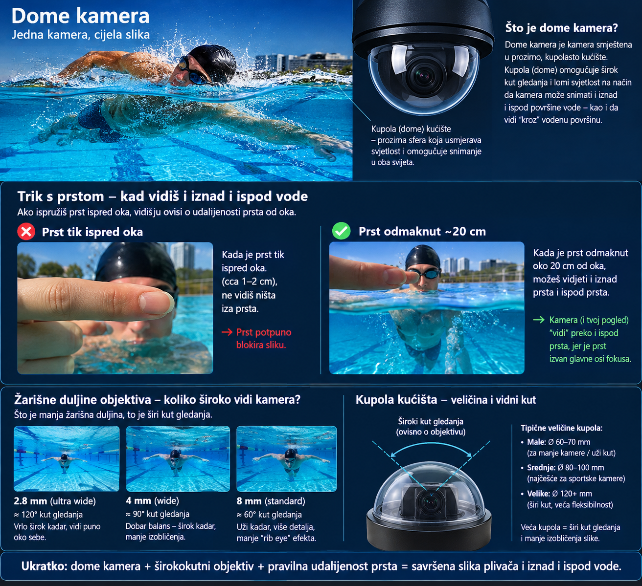 "Dome kamera" za more, jezera, bazene i ostalu vodu - slika 2